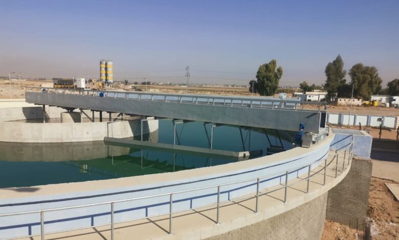 إنجاز مشروع ماء تازة في كركوك لخدمة 150 ألف نسمة بطاقة 2000 متر مكعب/ساعة