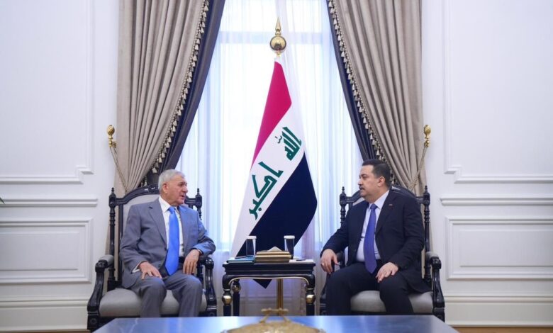 السوداني ورشيد يؤكدان ضرورة حسم الاستحقاقات الدستورية العراقية لتشكيل الحكومة الجديدة