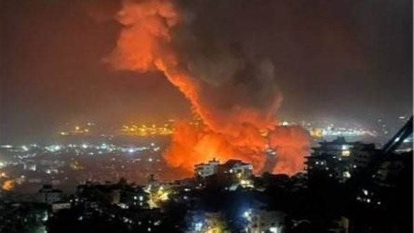 حريق كبير يندلع في راس لفان القطرية إثر استهداف إيراني مباشر