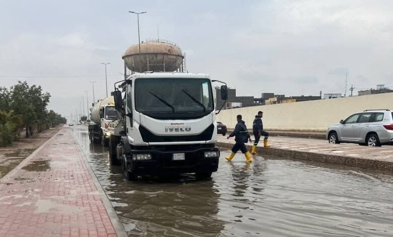 صلاح الدين وكركوك تستنفران دوائر المجاري لمواجهة الأمطار الغزيرة