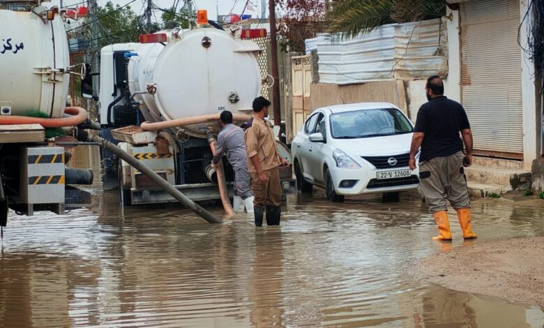 مديرية مجاري النجف الأشرف تستنفر كامل طواقمها لمواجهة الأمطار المتوقعة غداً