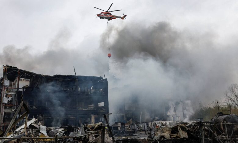 ضربات أوكرانية تستهدف ميناء أوست-لوغا الروسي ومرافق الطاقة في بيلغورود