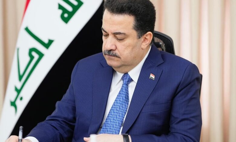 السوداني: تعطيل الدوام الرسمي يوم الخميس بسبب سوء الأحوال الجوية في العراق