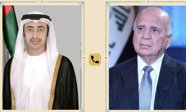 العراق والإمارات يؤكدان احترام سيادة الدول وتعزيز الأمن الإقليمي
