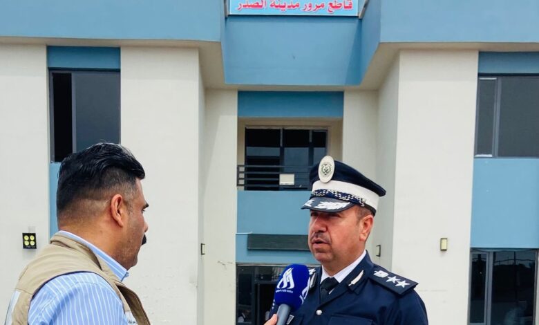 الكاميرات الذكية المرورية تبدأ التشغيل التجريبي في مدينة الصدر ببغداد