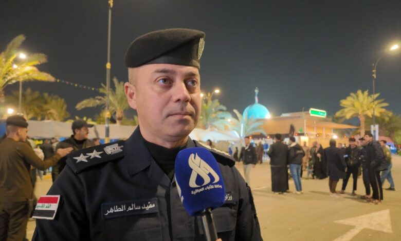 الخطة الأمنية الخاصة بذكرى استشهاد الإمام علي تنطلق في النجف بمشاركة 13 ألف منتسب