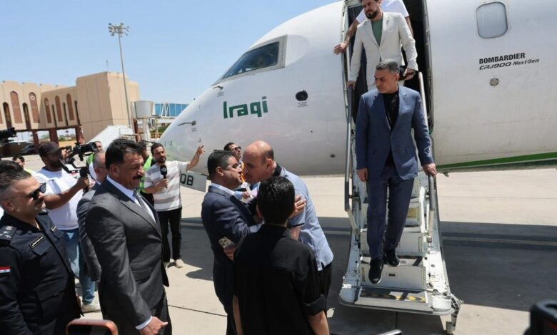 المنتخب العراقي يصل البصرة للاحتفال التاريخي بالتأهل لمونديال 2026