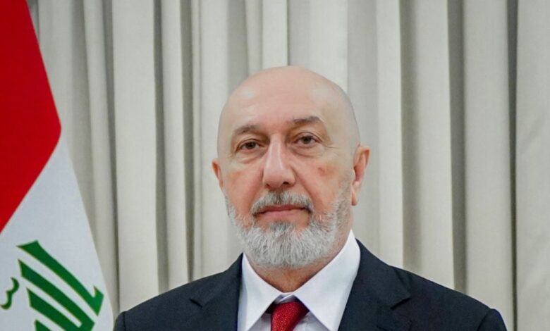 الرئيس الإيطالي ماتاريلا يهنئ رئيس الجمهورية العراقية نزار آميدي بتوليه المنصب