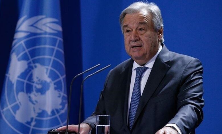 الأمين العام للأمم المتحدة يدعو للحل الدبلوماسي بدلاً من التصعيد العسكري