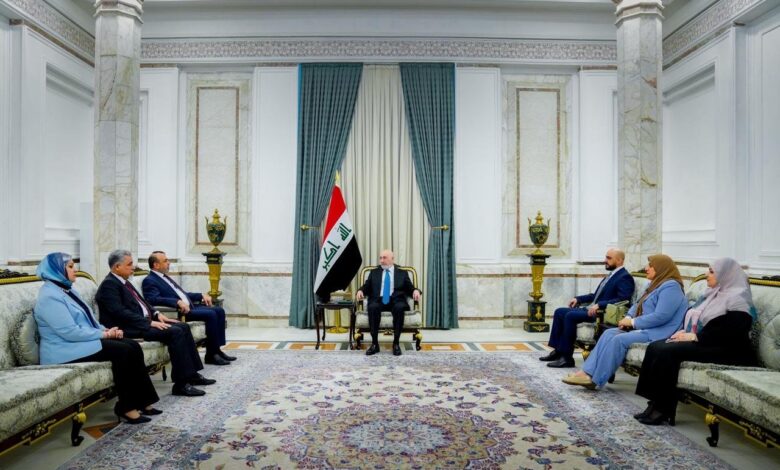 رئيس الجمهورية العراقية يدعم خطط تشغيل الشباب وتطوير الرعاية الاجتماعية