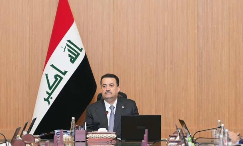 السوداني يترأس جلسة مجلس الوزراء الاعتيادية في بغداد