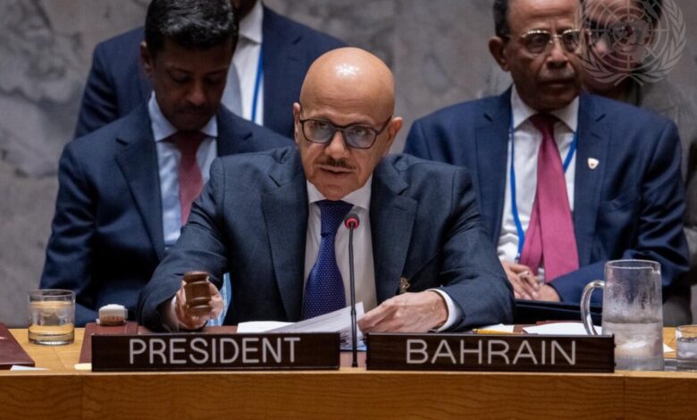 روسيا والصين تستخدمان الفيتو ضد مشروع قرار بحريني لفتح مضيق هرمز