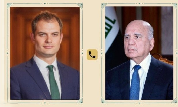 وزير الخارجية العراقي يبحث مع نظيره البريطاني تطوير العلاقات الثنائية والأوضاع الإقليمية