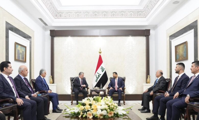 العراق وكردستان يتفقان على حل القضايا الفنية المعلقة بين الحكومتين
