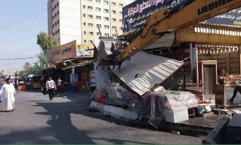 أمانة بغداد تطلق خطة شاملة لتنظيم البسطات في الكرادة ورفع التجاوزات