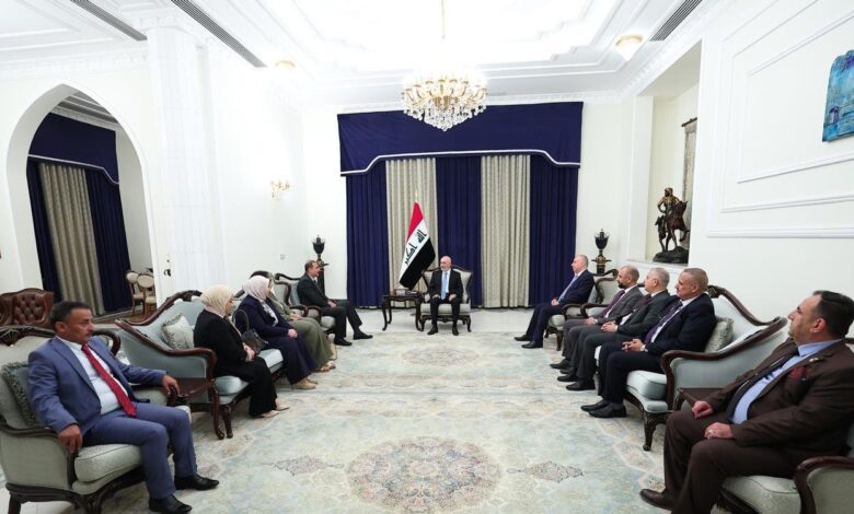 الرئيس آميدي يشدد على دور النقابات المهنية في تطوير الكوادر العلمية العراقية