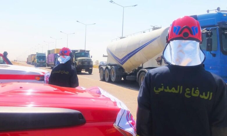 الدفاع المدني يطلق حملة مجانية لصيانة مطافئ المركبات في الأنبار لتعزيز السلامة