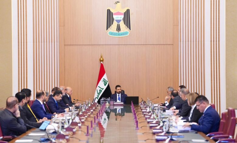 مجلس الوزراء يعقد جلسته الدورية برئاسة علي الزيدي