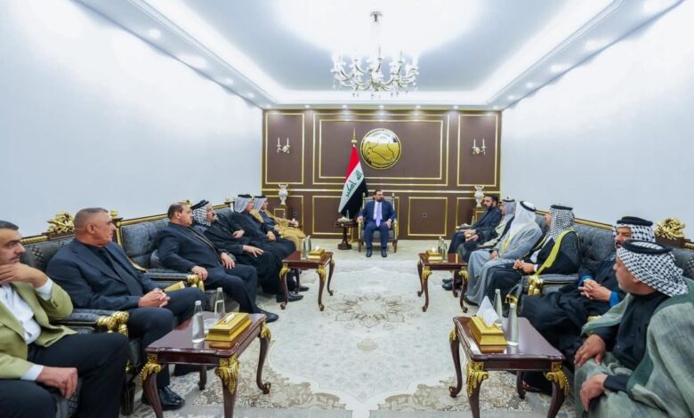 الحلبوسي يستقبل وفد الفلاحين ويعد بدعم المطالب المشروعة للفلاحين مع الوزارات المختصة