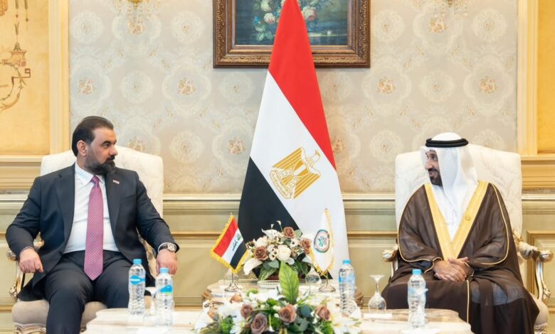 الحلبوسي يصل إلى القاهرة للمشاركة في المؤتمر الثامن للبرلمان العربي