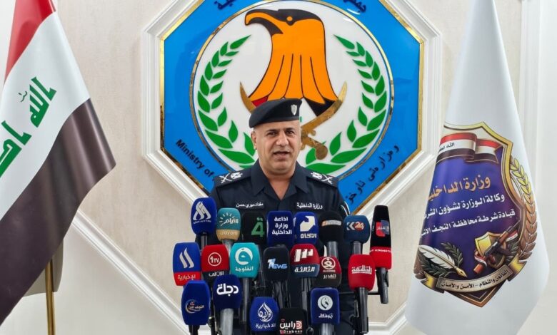 نجاح الخطة الأمنية لعيد الغدير في النجف الأشرف بأربعة أطواق حماية