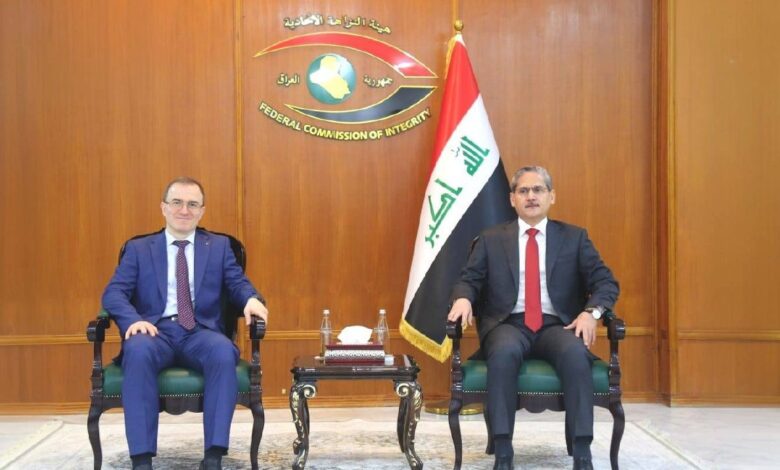 اللامي يبحث مع سفير روسيا تعزيز التعاون لمكافحة الفساد وحماية المال العام