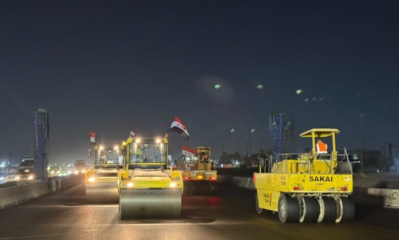 طريق بغداد – بابل يشهد أعلى مستويات التأهيل بالطبقة السطحية