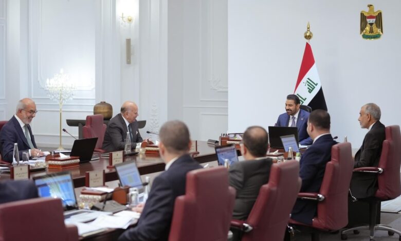 قرارات مجلس الوزراء اليوم: تعطيل الدوام وتفعيل الاتفاق المائي مع تركيا