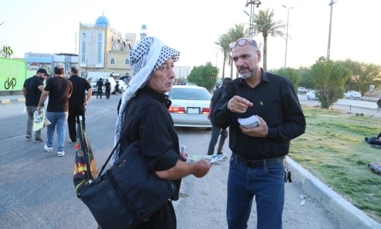 حملات بيئية في النجف تستهدف الزائرين خلال الزيارة الأربعينية
