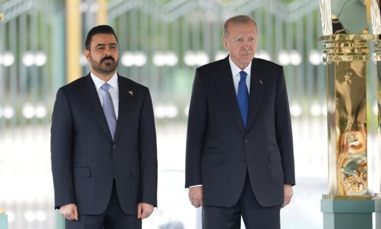 استقبال رسمي للزيدي من أردوغان في أنقرة لبحث ملفات استراتيجية