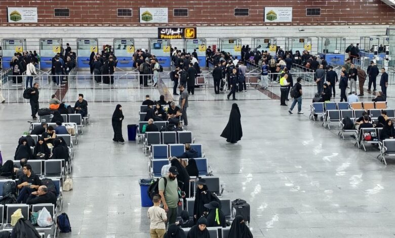 استنفار في مطار النجف الأشرف لاستقبال زائري الأربعين