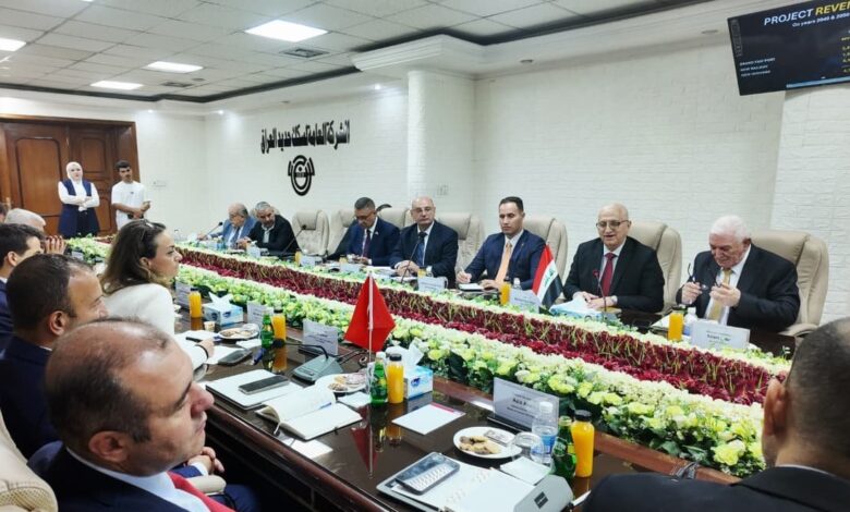وفد تركي يبحث مع سكك الحديد العراقية آليات تطوير البنى التحتية للنقل