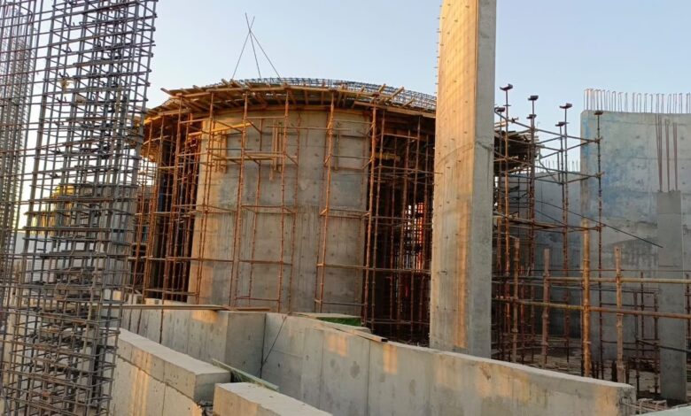 مشروع سايلو الأنبار المعدني يحقق نسبة إنجاز 36 بالمئة