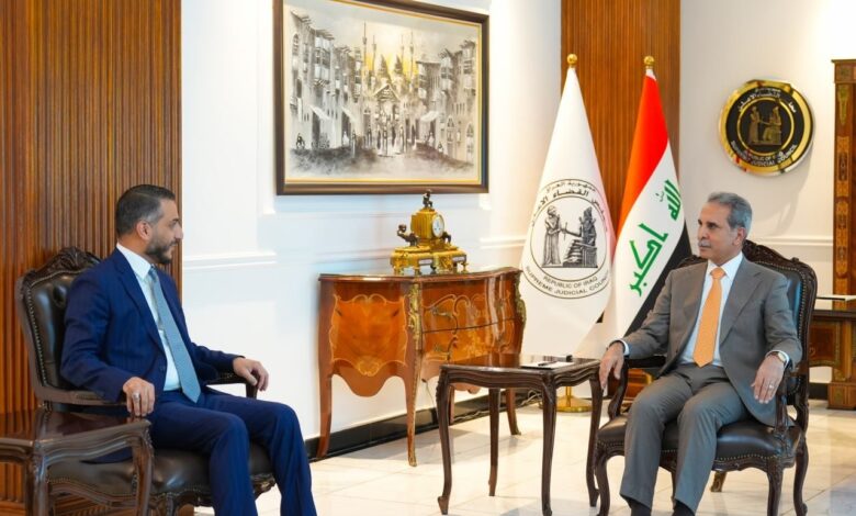 زيدان وكناوي يناقشان حلول الإشكالات القانونية للمشاريع الاستثمارية في النجف الأشرف