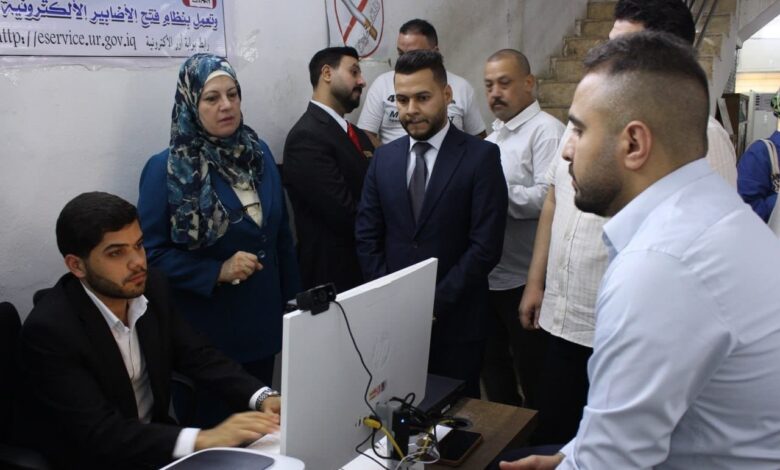 نظام الأتمتة الإلكتروني الجديد يعزز خدمات مديرية تنفيذ البياع