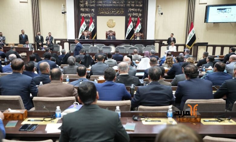 جلسة مجلس النواب العراقي تنعقد برئاسة الحلبوسي وسط حضور 218 نائبًا