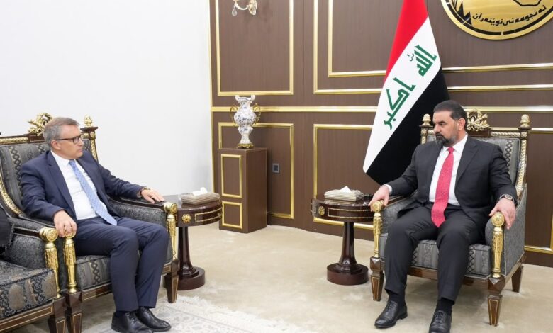 تعزيز التعاون البرلماني محور لقاء الحلبوسي والسفير التركي