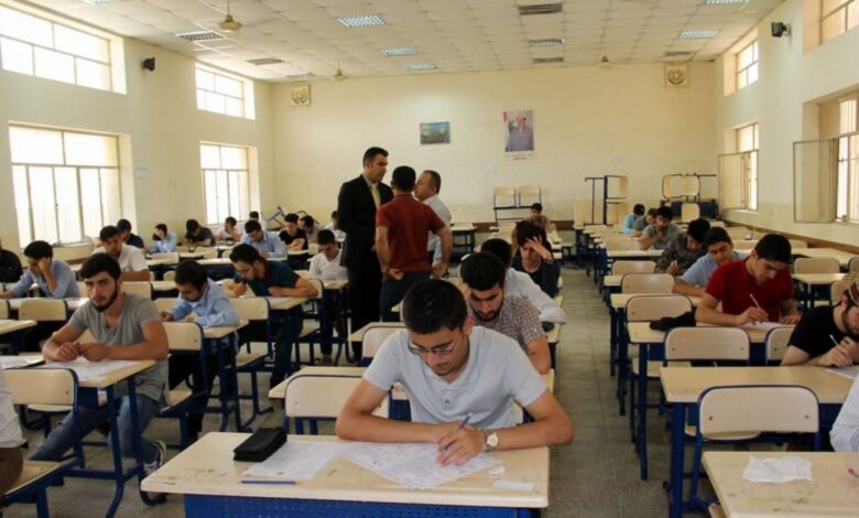 إعلان نتائج الدور الثاني للسادس الإعدادي في كردستان