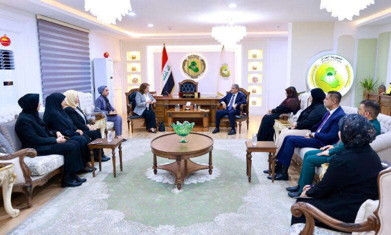 التغيرات المناخية في القطاع الزراعي محور لقاء وزاري مع وفد منظمة اسودة
