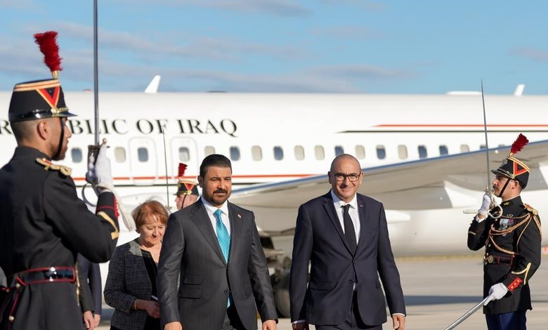 رئيس الوزراء علي فالح الزيدي يبدأ جولته الأوروبية بزيارة فرنسا