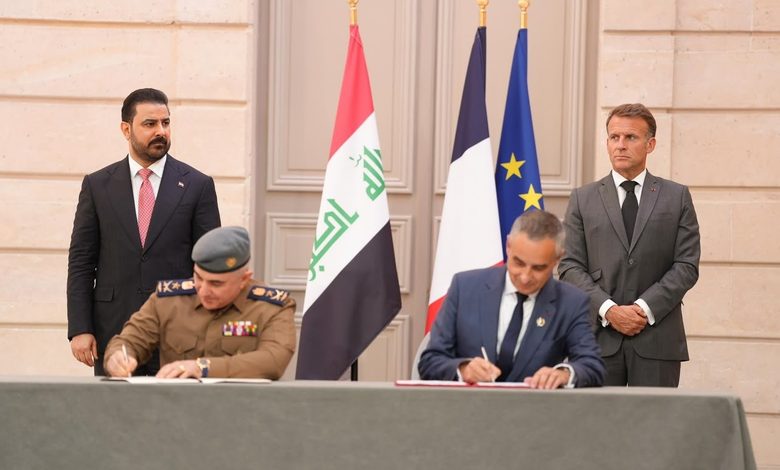 الزيدي وماكرون يوقعان شراكات استراتيجية تغطي الدفاع والطاقة والابتكار