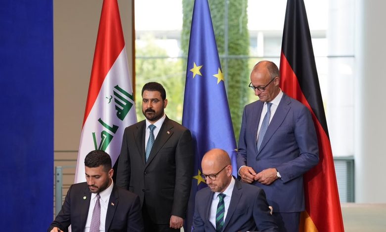 توقيع اتفاقية تعاون الطاقة بين العراق وألمانيا بحضور القيادات العليا