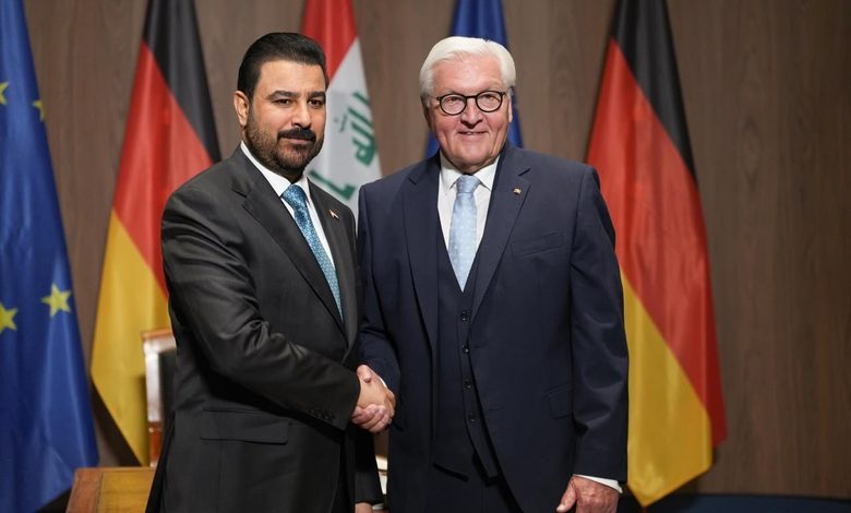 الزيدي يبحث آفاق التعاون مع الرئيس الألماني شتاينماير في برلين