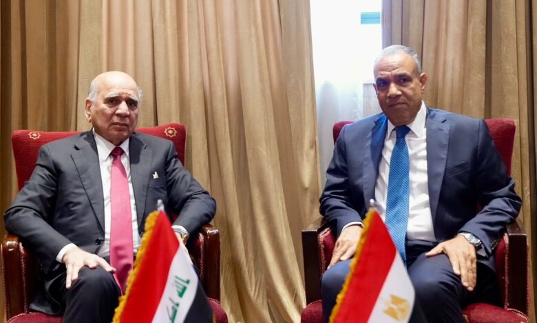 زيارة رئيس الوزراء إلى مصر تتصدر مباحثات فؤاد حسين وبدر عبد العاطي